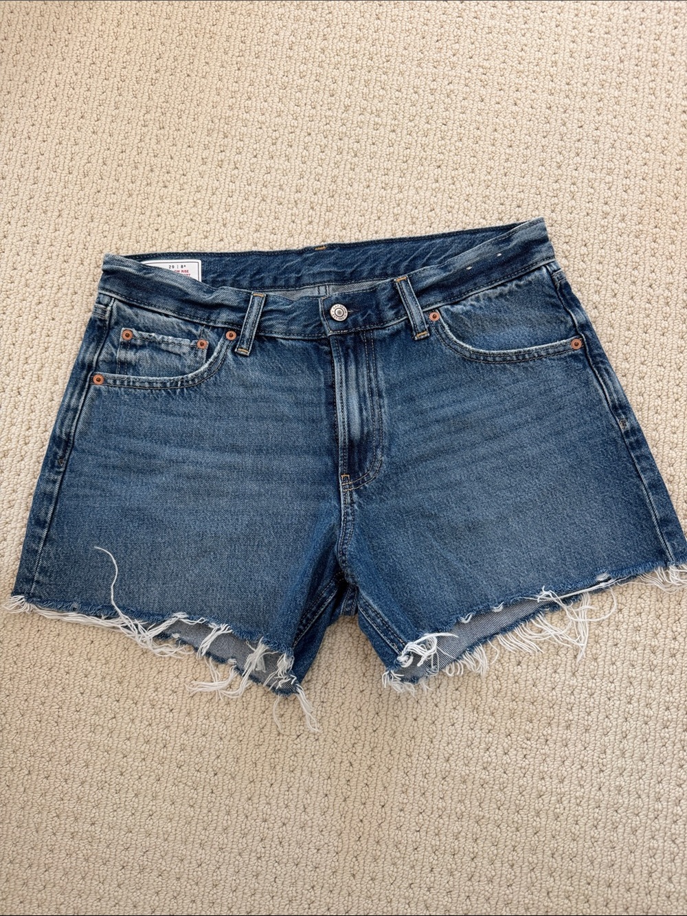 GAP Women's Denim Shorts - Dark Blue